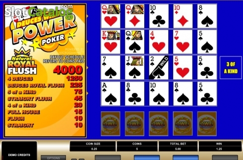 Οθόνη6. Deuces Wild MH (Microgaming) Κουλοχέρης