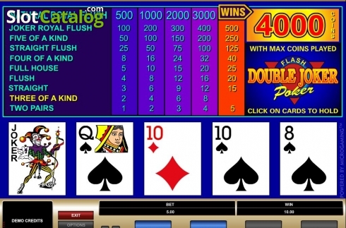 Οθόνη3. Double Joker (Microgaming) Κουλοχέρης 