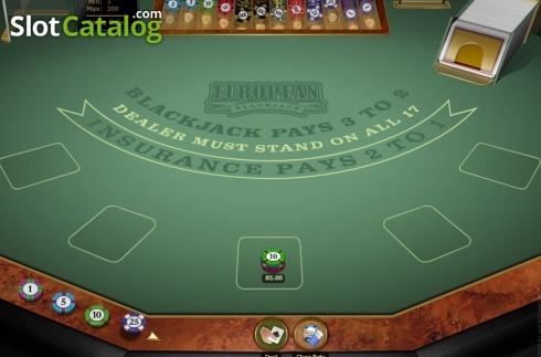 Οθόνη4. European Blackjack Gold (Microgaming) Κουλοχέρης 
