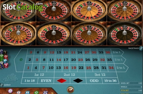 Οθόνη2. Multi Wheel Roulette Gold Κουλοχέρης