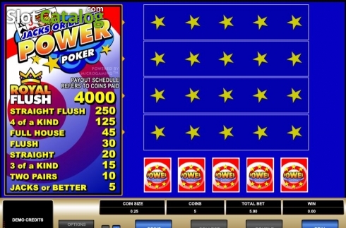 Οθόνη3. Jacks or Better MH (Microgaming) Κουλοχέρης