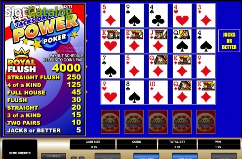 Οθόνη4. Jacks or Better MH (Microgaming) Κουλοχέρης