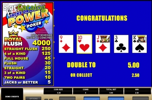 Οθόνη6. Jacks or Better MH (Microgaming) Κουλοχέρης