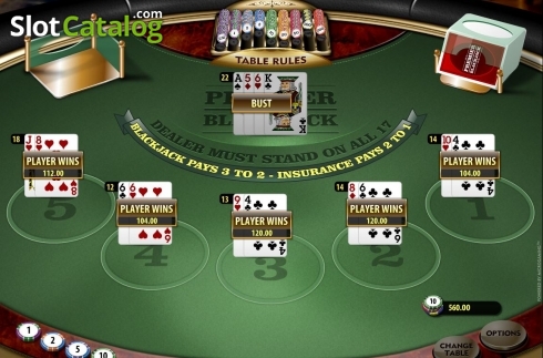 Οθόνη5. Premier Euro Blackjack MH Κουλοχέρης