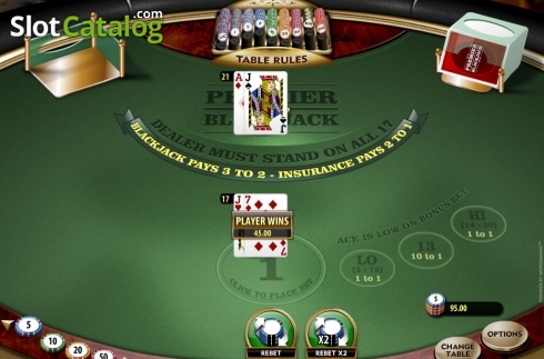 Οθόνη5. Premier Hi Lo Blackjack Κουλοχέρης