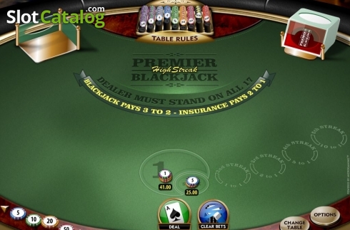 Οθόνη3. Premier High Streak Blackjack Κουλοχέρης 