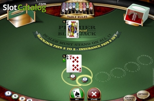 Οθόνη4. Premier High Streak Blackjack Κουλοχέρης 
