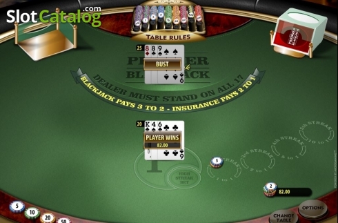Οθόνη5. Premier High Streak Blackjack Κουλοχέρης 