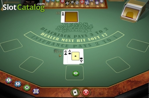 Οθόνη3. Vegas Downtown Blackjack Gold Κουλοχέρης 