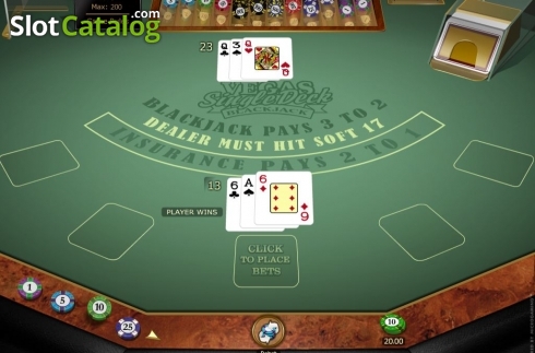 Οθόνη4. Vegas Downtown Blackjack Gold Κουλοχέρης 