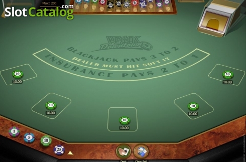 Οθόνη2. Vegas Downtown Blackjack Gold MH Κουλοχέρης 