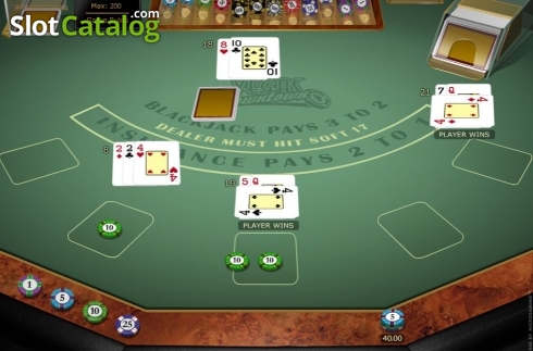 Οθόνη4. Vegas Downtown Blackjack Gold MH Κουλοχέρης 
