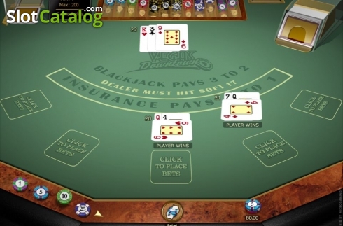 Οθόνη5. Vegas Downtown Blackjack Gold MH Κουλοχέρης 