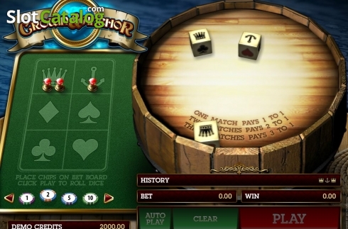 Οθόνη2. Crown and Anchor (Microgaming) Κουλοχέρης