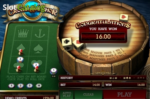 Οθόνη5. Crown and Anchor (Microgaming) Κουλοχέρης