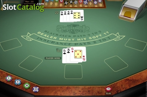 Οθόνη4. Spanish 21 Blackjack Gold Κουλοχέρης