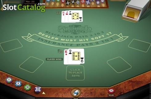 Οθόνη5. Spanish 21 Blackjack Gold Κουλοχέρης