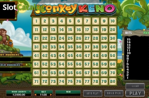 Οθόνη2. Monkey Keno Κουλοχέρης