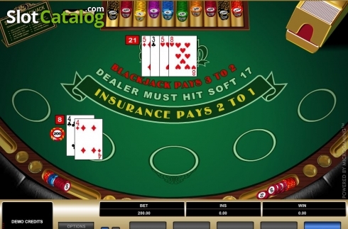 Οθόνη3. Spanish 21 Blackjack (Microgaming) Κουλοχέρης