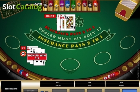 Οθόνη5. Spanish 21 Blackjack (Microgaming) Κουλοχέρης