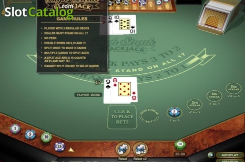 Οθόνη3. High Streak Blackjack Gold Κουλοχέρης