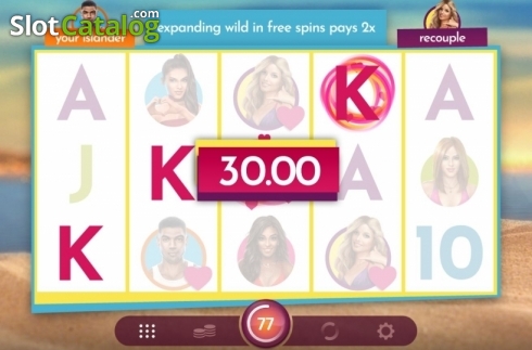 Οθόνη4. Love Island (Microgaming) Κουλοχέρης