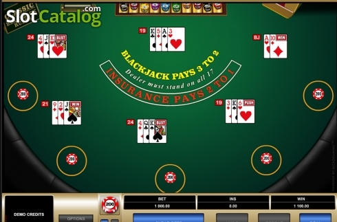 Οθόνη3. Bonus Blackjack (Games Global) Κουλοχέρης