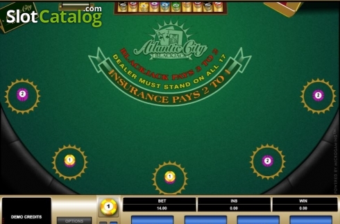 Οθόνη2. Atlantic City Blackjack MH Gold Κουλοχέρης