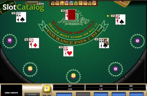 Οθόνη3. Atlantic City Blackjack MH Gold Κουλοχέρης