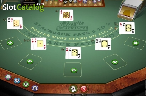 Οθόνη3. Classic Blackjack MH Gold Κουλοχέρης