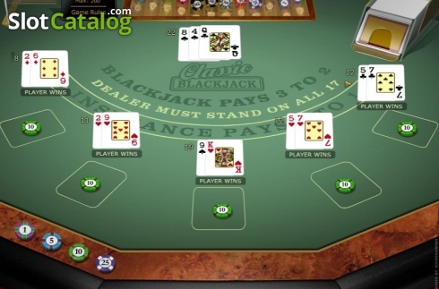 Οθόνη4. Classic Blackjack MH Gold Κουλοχέρης