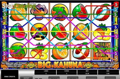Οθόνη4. Big Kahuna Κουλοχέρης
