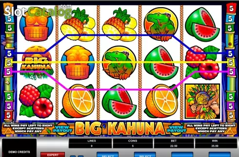Οθόνη5. Big Kahuna Κουλοχέρης