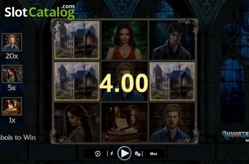 Οθόνη4. Immortal Romance Scratch Κουλοχέρης