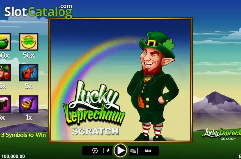Οθόνη2. Lucky Leprechaun Scratch Κουλοχέρης 