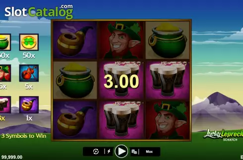Οθόνη4. Lucky Leprechaun Scratch Κουλοχέρης 