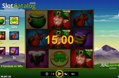Οθόνη5. Lucky Leprechaun Scratch Κουλοχέρης 