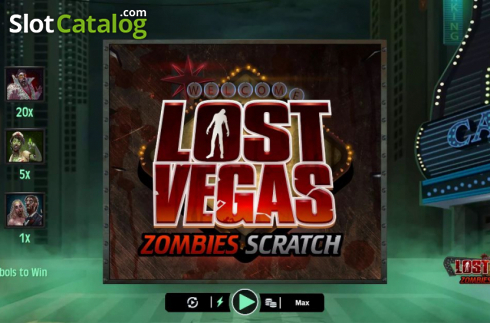 Οθόνη2. Lost Vegas Zombie Scratch Κουλοχέρης