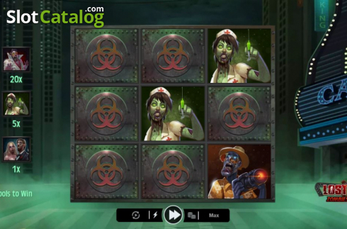 Οθόνη4. Lost Vegas Zombie Scratch Κουλοχέρης