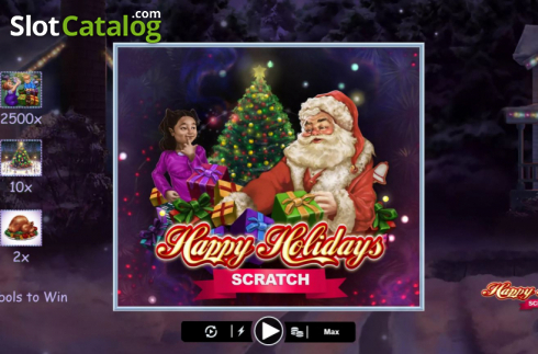 Οθόνη2. Happy Holidays Scratch Κουλοχέρης