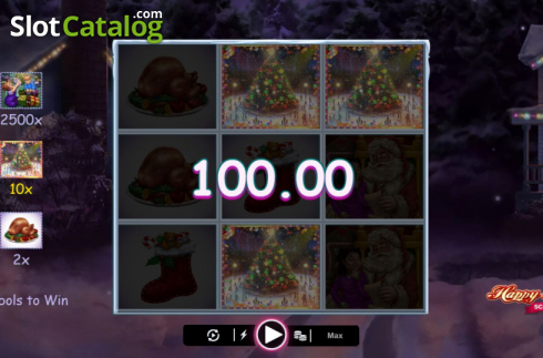 Οθόνη6. Happy Holidays Scratch Κουλοχέρης