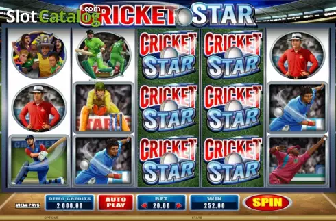Οθόνη4. Cricket Star Κουλοχέρης