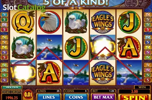 Οθόνη5. Eagle's Wings Κουλοχέρης 
