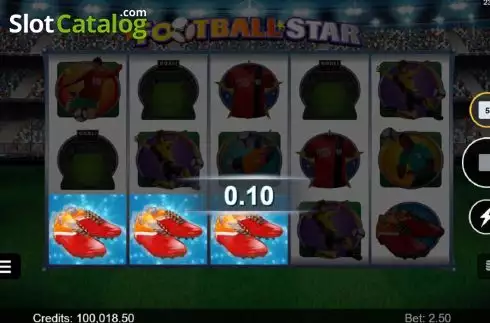Οθόνη5. Football Star (Microgaming) Κουλοχέρης
