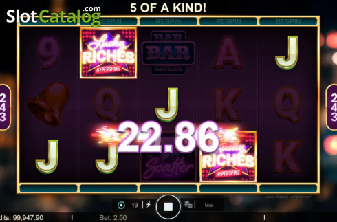 Οθόνη5. Lucky Riches Hyperspins Κουλοχέρης 