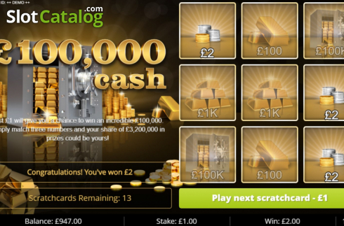 Οθόνη5. 100k Cash Κουλοχέρης 
