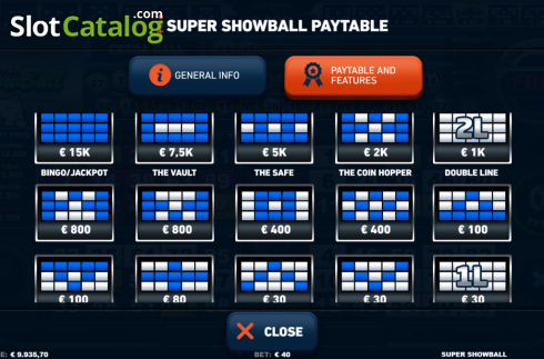 Οθόνη7. Super Showball Κουλοχέρης