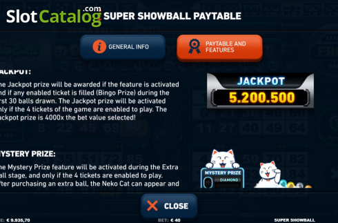 Οθόνη9. Super Showball Κουλοχέρης