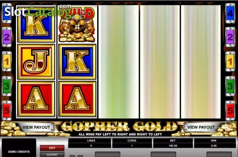 Οθόνη6. Gopher Gold Κουλοχέρης