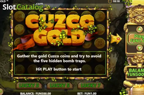 Οθόνη4. Cuzco Gold Κουλοχέρης